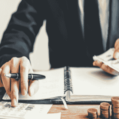 Image of a banking employee
