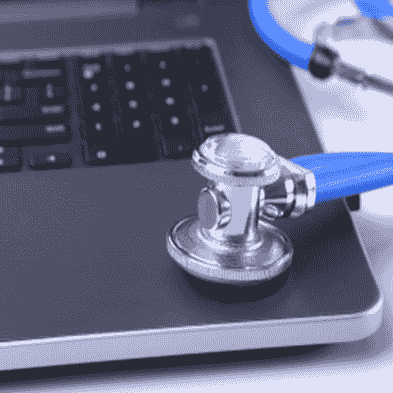 Image of a healthcare professional using advanced medical equipment